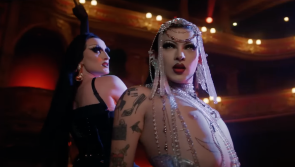 Gottmik et Violet Chachki dans le clip 'Unholy' (Photo: Sam Smith/YouTube)